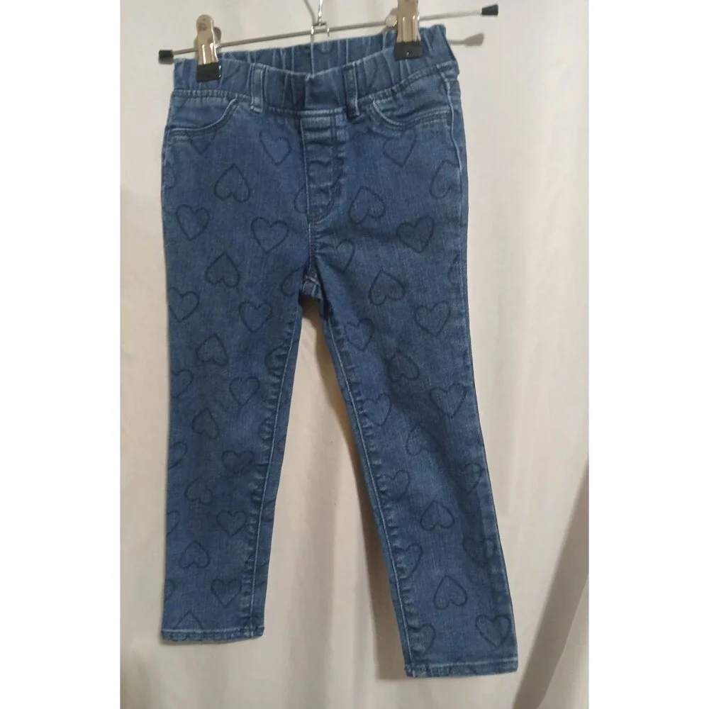 Gap Girls Size 5 Jeggings With Hearts Stretch  Jeggings  Ankle